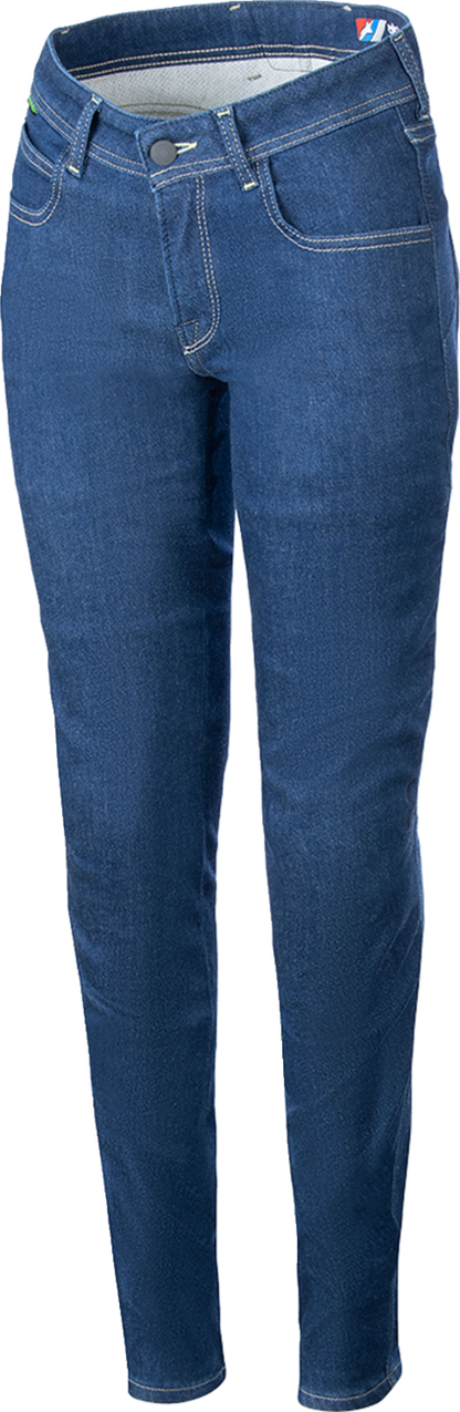 ALPINESTARS, Alpinestars Daisy v3 Women's Riding Denim Pants - Rinse Blue, US 26 / EU 40, Part 3338524-7202-26