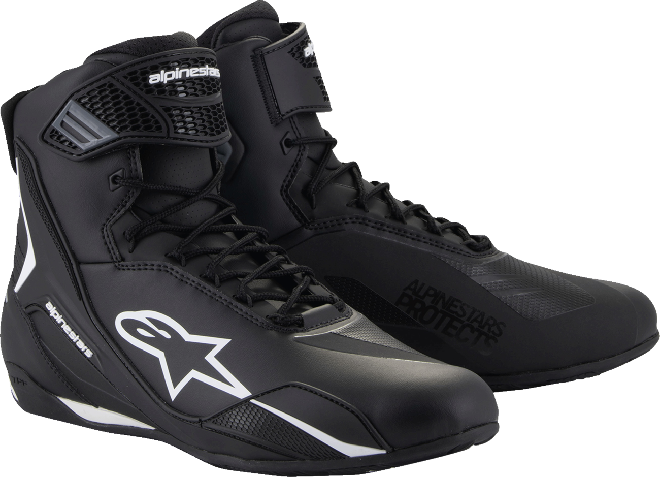 ALPINESTARS, Alpinestars Faster-4 Road Cycling Shoes - Black/White, US Size 12 - Part 2510425-12-12