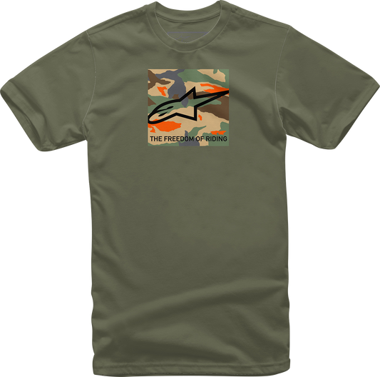 ALPINESTARS, Alpinestars Free Camo T-Shirt - Military Style 2XL, Part Number 1232-722206902X