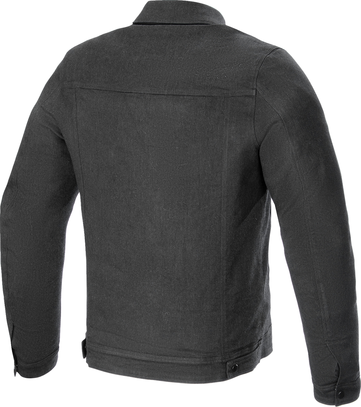 Alpinestars Garage Jacket in Smoke Gray, small size, urban motorcycle style with protective armor visible on shoulders and chest.