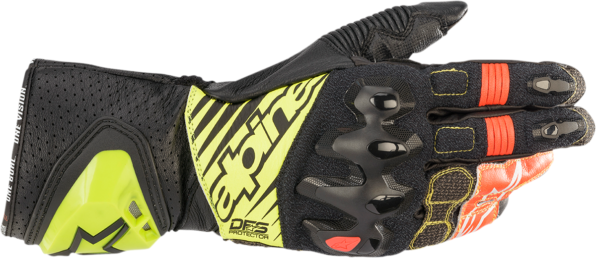 Alpinestars GP Tech v2 racing gloves in 3XL with impact protection, flexible design, and high-performance features for motorsport safety.