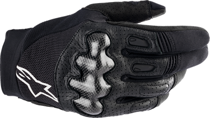 Alpinestars Megawatt V2 Off-Road Gloves in black, size 3XL, showing durable leather and flexible grip design.