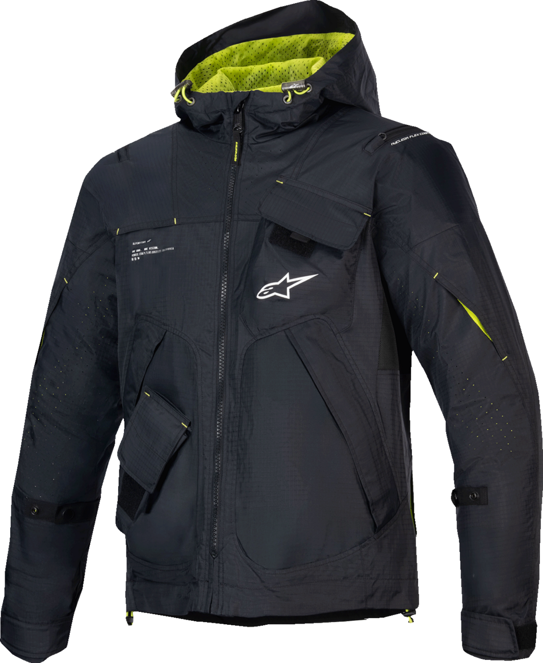 Alpinestars Mogress Air Jacket 2XL, a breathable waterproof motorcycle jacket with impact protections and reflective details.
