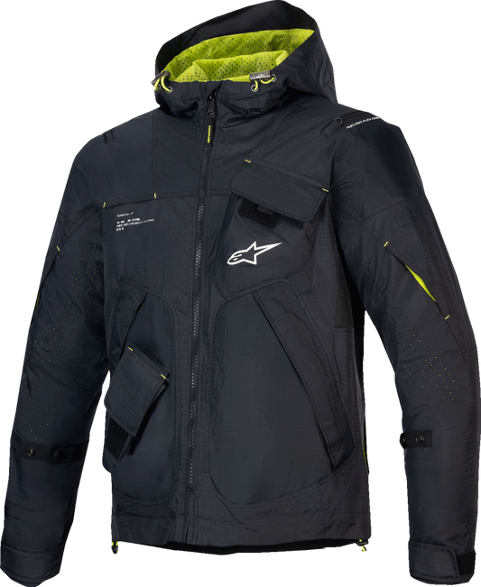 Alpinestars Mogress Air Jacket 2XL, a breathable waterproof motorcycle jacket with impact protections and reflective details.