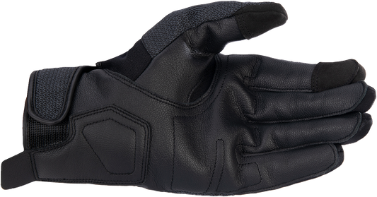 Alpinestars Morph Street Gloves in black, small size, featuring protective knuckles and adjustable wrist strap.