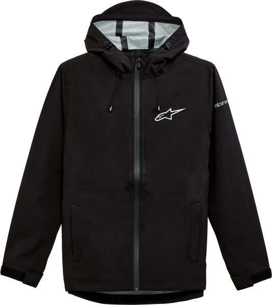 ALPINESTARS, Alpinestars Omni Rain Jacket Black XL - Waterproof Breathable Outerwear with Taped Seams and Adjustable Features