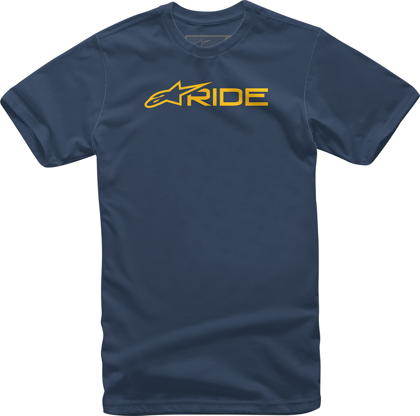 ALPINESTARS, Alpinestars Ride 3.0 T-Shirt - Navy/Gold - 2XL, Part Number 12327220070592X
