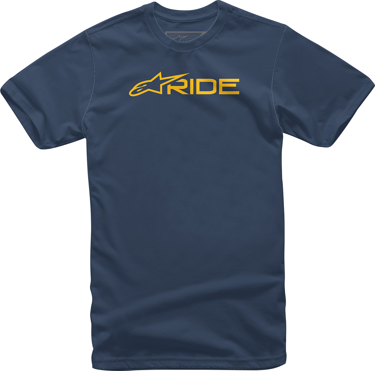 ALPINESTARS, Alpinestars Ride 3.0 T-Shirt - Navy/Gold - 2XL, Part Number 12327220070592X
