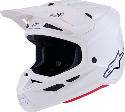 ALPINESTARS, Alpinestars SM7 Helmet - Solid Gloss White - Large