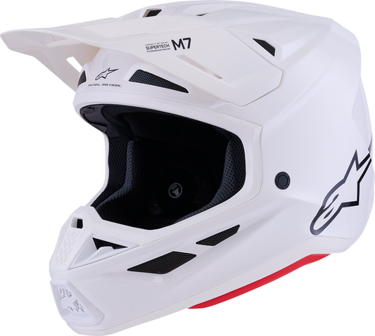 ALPINESTARS, Alpinestars SM7 Helmet - Solid Gloss White - Large