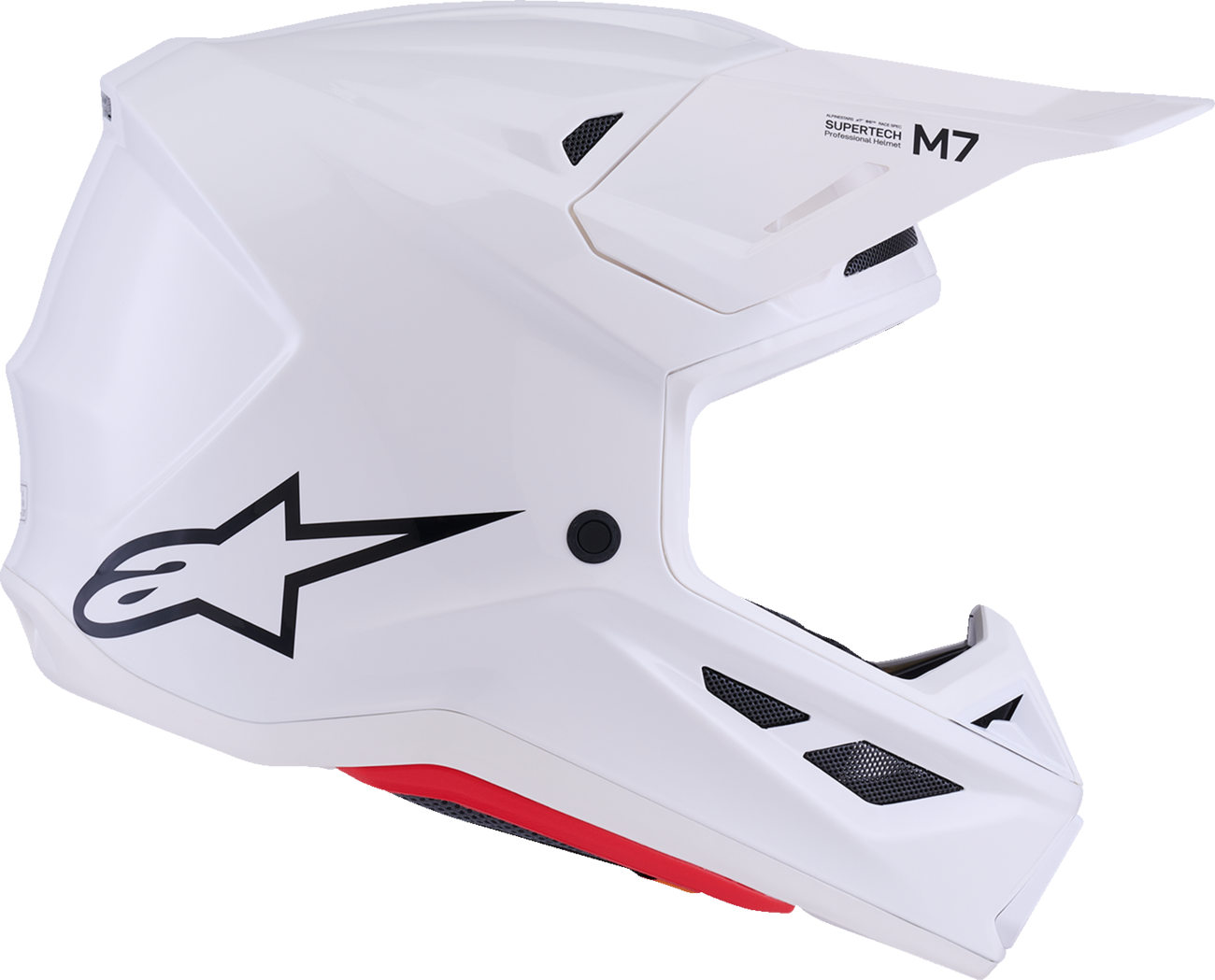 ALPINESTARS, Alpinestars SM7 Helmet - Solid Gloss White - Large