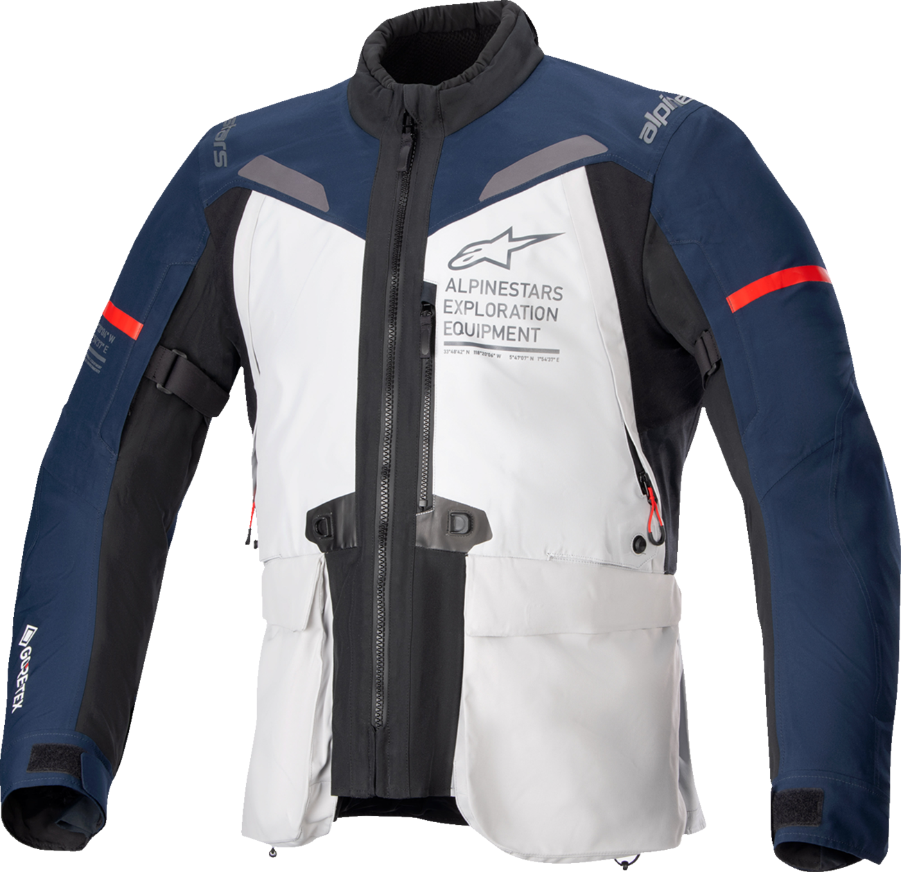 ALPINESTARS, Alpinestars ST-7 2L Gore-Tex Jacket - Ice Gray/Dark Blue/Black - 2XL
