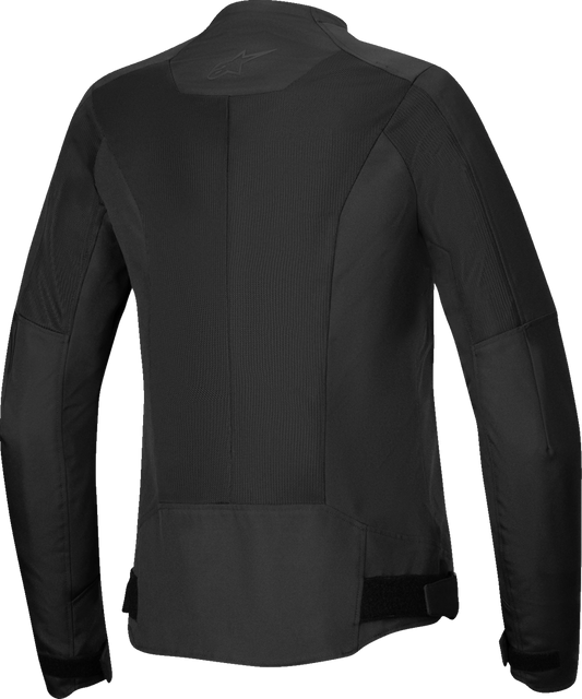 Alpinestars Stella C-1 Air Jacket for Women in black, large size, featuring lightweight mesh panels and protective armor.