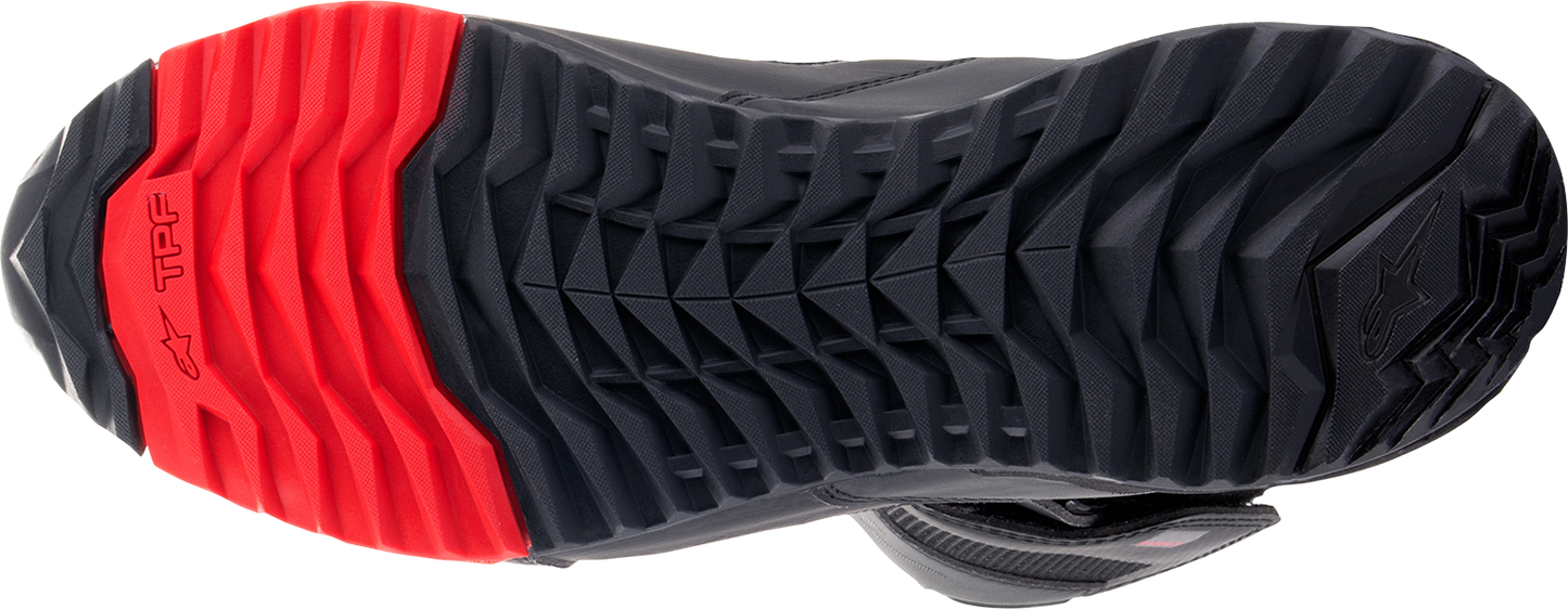 Alpinestars Stella RT-7 Drystar motorcycle boots in black, US 5 / EU 36, featuring durable leather and protective design.