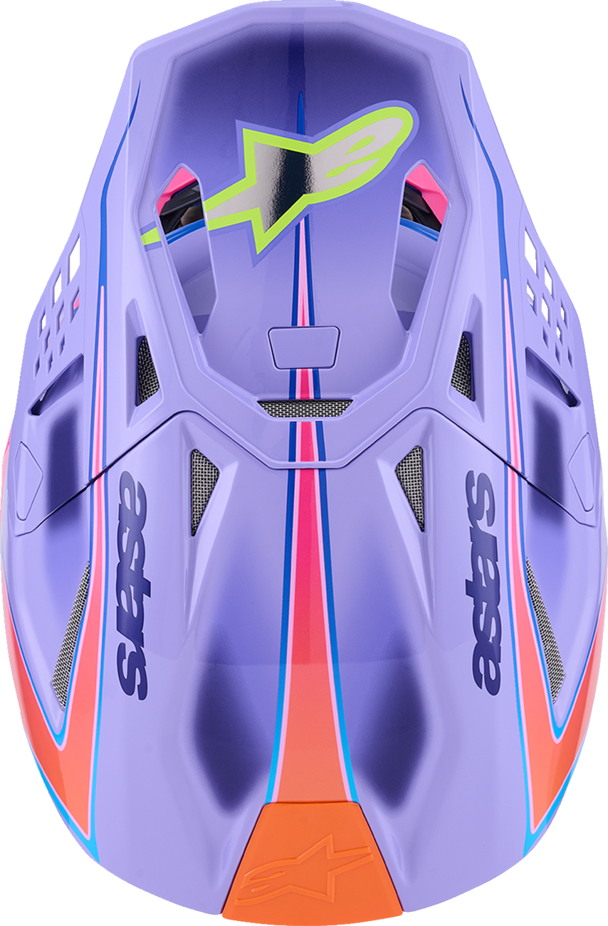 Alpinestars Supertech M10 Helmet in small size with Jett Lawrence R01 MIPS design, featuring a sleek black finish and aerodynamic shape.
