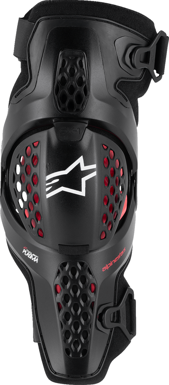 ALPINESTARS, Alpinestars SX-1 Plasma Knee Guards 2XL - Impact Protection with Dual Gear System