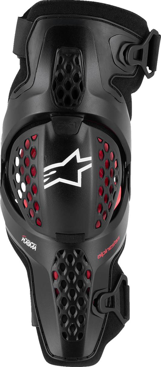 ALPINESTARS, Alpinestars SX-1 Plasma Knee Guards 2XL - Impact Protection with Dual Gear System