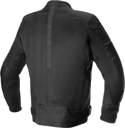 Alpinestars T SP X Superair motorcycle riding jacket in black, featuring breathable fabric, advanced ventilation, and flex armor in 3XL size.
