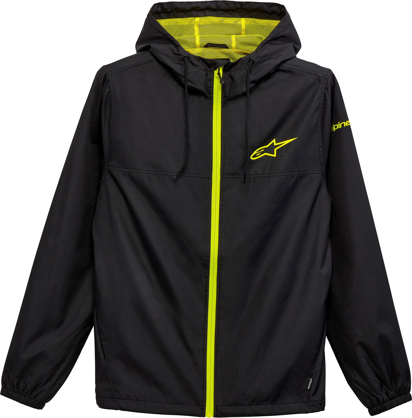 ALPINESTARS, Alpinestars Treq Windbreaker Jacket 2XL - Black with DWR Coating, Part Number 1232-11020-102X