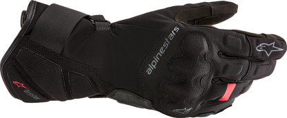 Alpinestars W-7 V2 Drystar winter gloves in black, size 3XL, showing the insulated design and branding on the back.