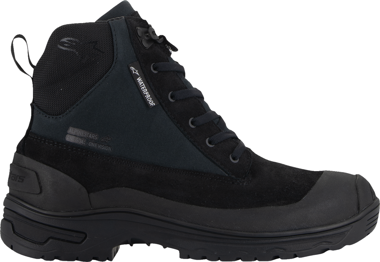 ALPINESTARS, Alpinestars Women's Judy Waterproof Boots - Black, US 8 / EU 39 - Versatile Combat-Inspired Riding Footwear