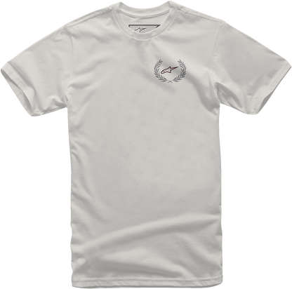 Alpinestars Wreath T-Shirt in natural color, 2XL, made of comfortable cotton with graphic print, casual streetwear style.