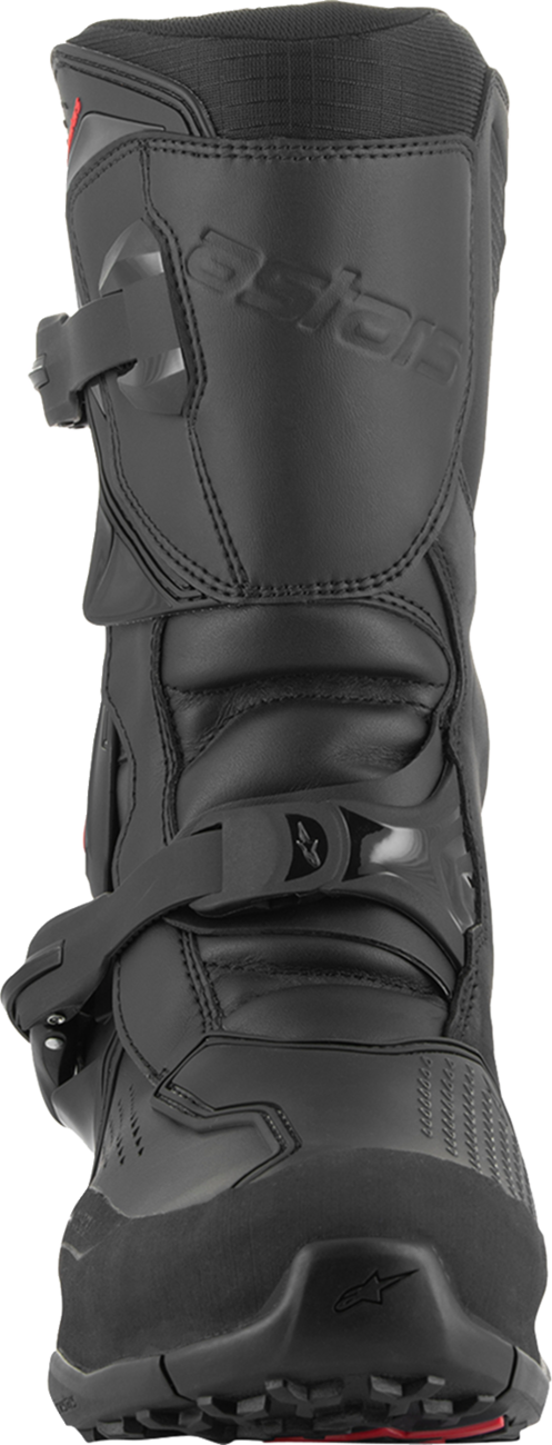Alpinestars XT-8 Gore-Tex adventure enduro motorcycle boots in black, US 8, with rugged design and protective features.