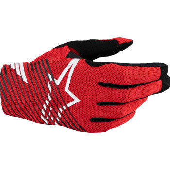 Radar Pro MX Gloves - Bright Red - Howling Moto