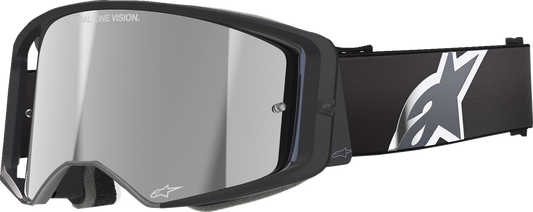 ALPINESTARS GOGGLES, Alpinestars GOGGLES Supertech Goggle with ABS Vision Gray Mirror Lens - Part 5100325-1513