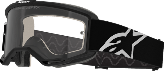 ALPINESTARS GOGGLES, Alpinestars GOGGLES Vision 5 Black with Clear Lens - Part 5101725-1425