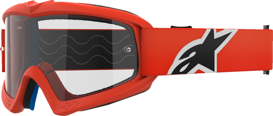 ALPINESTARS GOGGLES, Alpinestars Youth Vision Goggle with Clear Lens and Orange Frame – Part 5140125-430