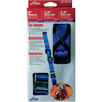Ancra X-Series 1-1/4" Cam Buckle Tie-Downs - Howling Moto