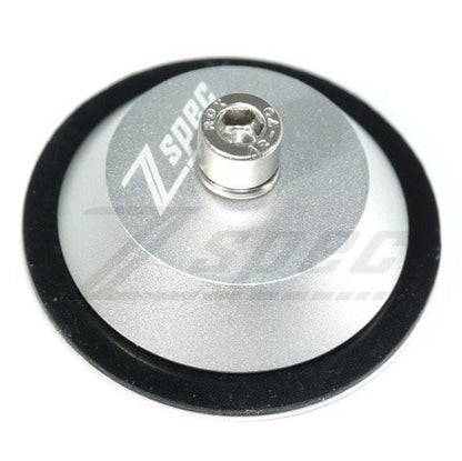 ZSPEC 44mm Rear Wiper Hole-Cover/Cap/Plug, Weatherproof, Billet, Silver Finish - Howling Moto