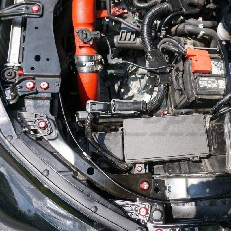 ZSPEC Stage-3 Dress Up Bolts® Fastener Kit for '17+ Honda Civic Si, Stainless & Billet - Howling Moto