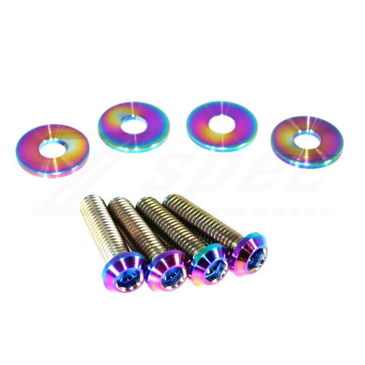 ZSPEC Dress Up Bolts® Fastener Kit for Nissan Skyline GT-R R35 Plenum Cover, Titanium - Howling Moto