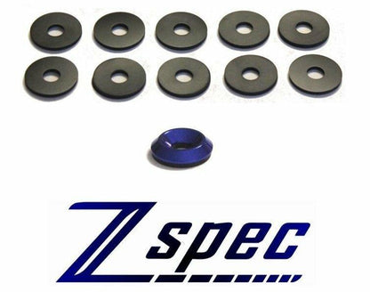 ZSPEC M6 Fender / Seat Washers, Silicone-Rubber, 10-Pack - Howling Moto