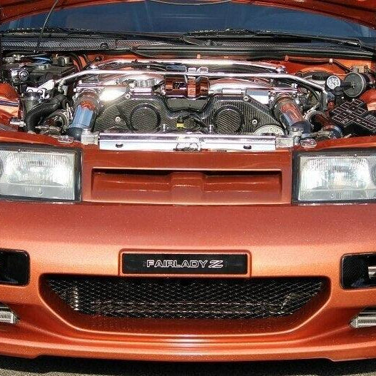 ZSPEC Front Bumper Plate for the JSPEC '90-99 Nissan Z32 300zx Fascia, Powder-Coated Billet - Howling Moto