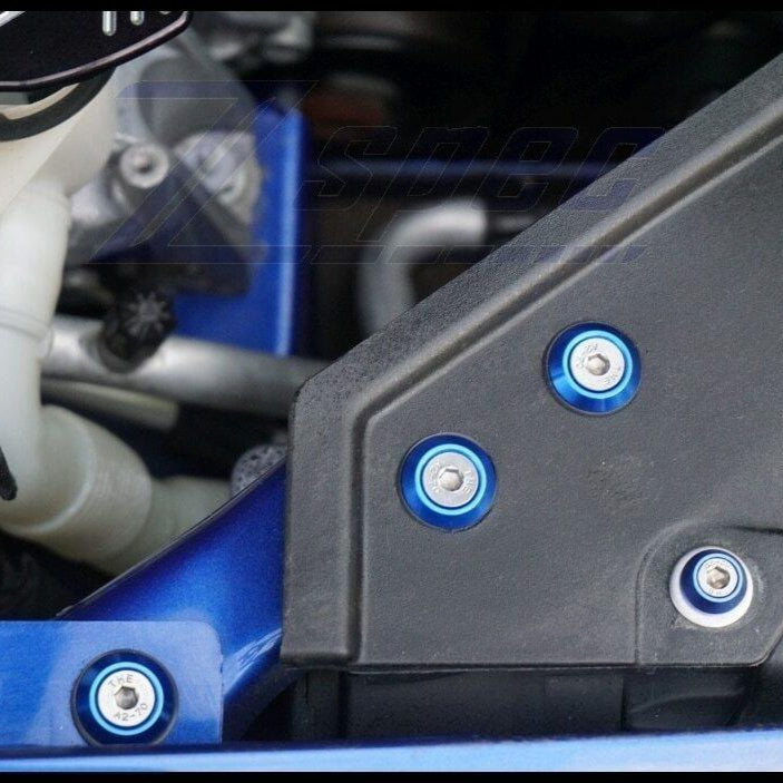 ZSPEC Stage-3 Dress Up Bolts® Fastener Kit for '06-09 VW Golf R32 MK5, Stainless & Billet - Howling Moto