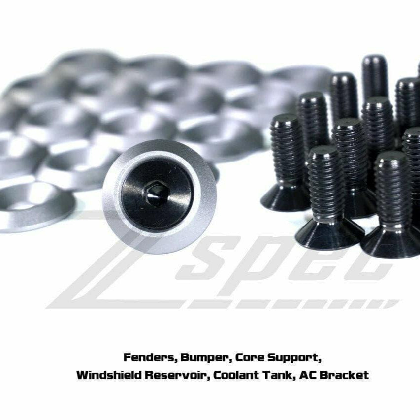 ZSPEC Stage-3 Dress Up Bolts® Fastener Kit for '03-15 Scion xB, Titanium & Billet - Howling Moto