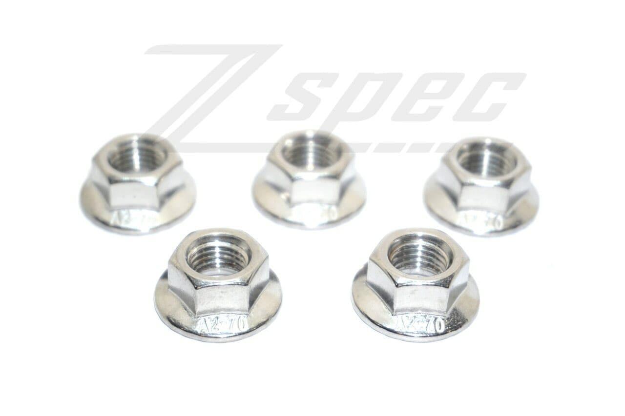 ZSPEC M6-1.0 Metric Flare Nuts, SUS304 Stainless, 10-Pack - Howling Moto