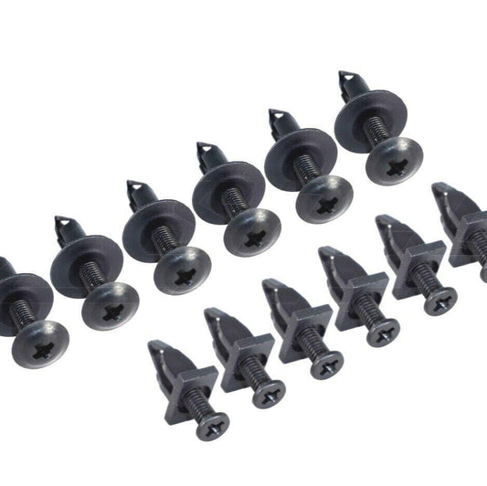 ZSPEC OEM-Style Cowl/Scuttle Panel Plastic Clip Set for '90-96 Nissan 300zx Z32 - Howling Moto