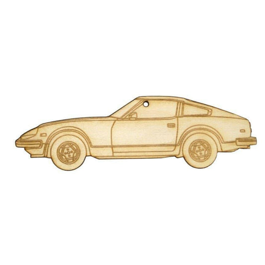 ZSPEC Laser-Engraved Wood Ornament, Style: Datsun 280zx, Birch - Howling Moto