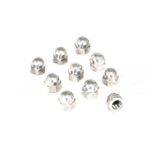 ZSPEC M3-0.5 Stainless Acorn Nuts, Stainless SUS304, 10-Pack - Howling Moto