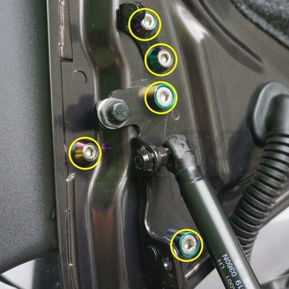 ZSPEC Trunk-Area Fastener Kit for '07-13 Mitsubishi Lancer EVO 10, Stainless & Billet - Howling Moto