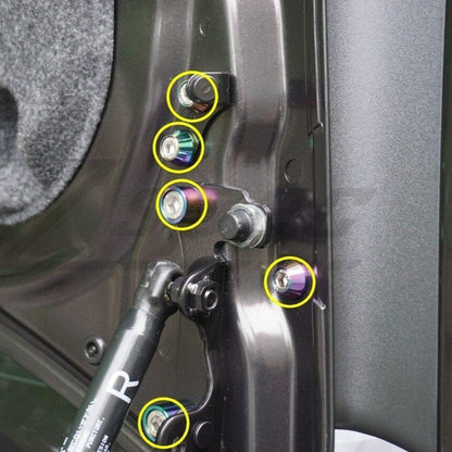 ZSPEC Trunk-Area Fastener Kit for '07-13 Mitsubishi Lancer EVO 10, Stainless & Billet - Howling Moto