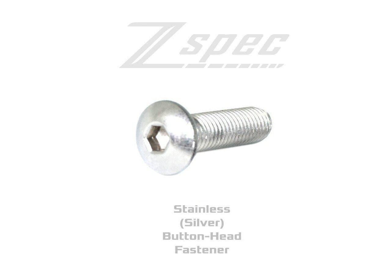ZSPEC Button-Head Body Kit Fasteners, M5x20mm, Stainless, Per Each w/Well Nuts - Howling Moto
