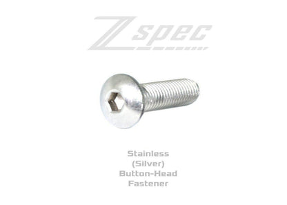 ZSPEC Button-Head Body Kit Fasteners, M5x20mm, Stainless, Per Each w/Well Nuts - Howling Moto