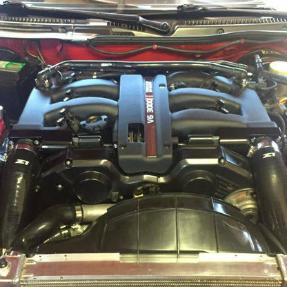 ZSPEC Polished w/Z Throttle Spring Covers for 90-93 Nissan Z32 300zx Early Plenum, Stainless - Howling Moto