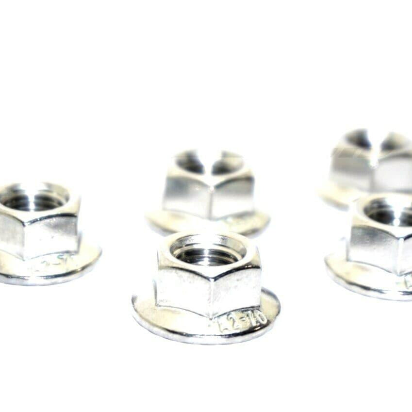 ZSPEC M8-1.25 Metric Flare Nuts, SUS304 Stainless Steel, 10-Pack - Howling Moto