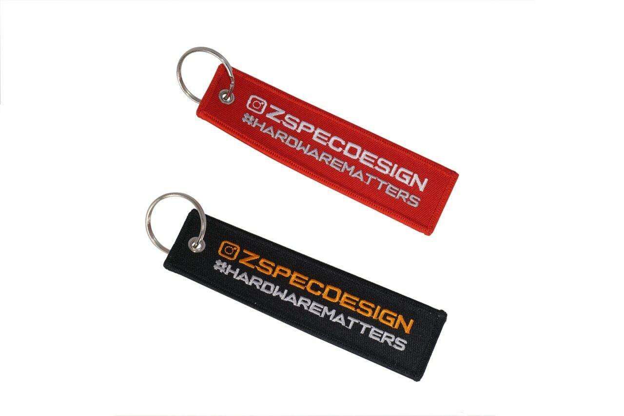 ZSPEC Design Jet Tag Keychains - Red or Black - Howling Moto